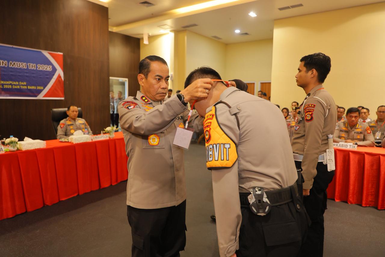 Latpraops Lilin Musi 2025, Polda Sumsel Siapkan Pengamanan Natal dan Tahun Baru