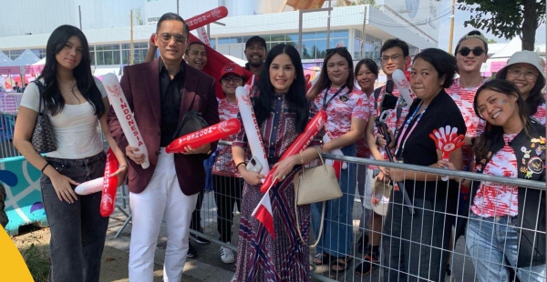 Support Atlet Indonesia, Menteri AHY Nonton Langsung Pertandingan Badminton di Olimpiade Paris 2024