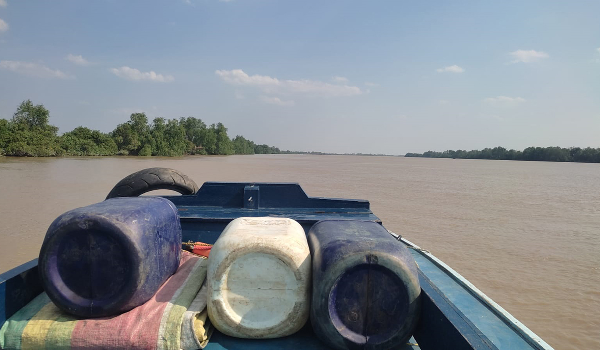 MASYAALLAH! Air Sungai Mulai Asin, Warga Makarti Jaya Kabupaten Banyuasin Butuh Pasokan Air Bersih