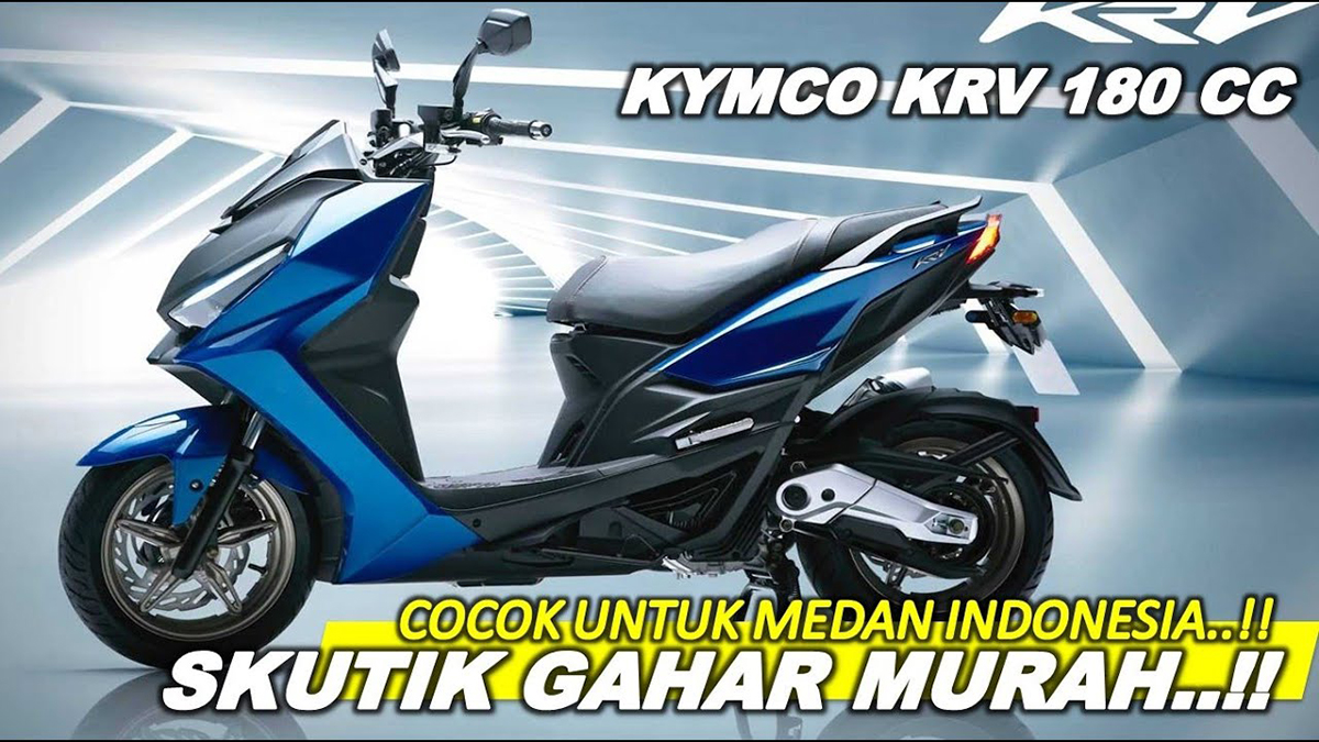 Kymco KRV 180i DDS 2024, Pesaing Serius Honda PCX 160 dan Yamaha Nmax 155