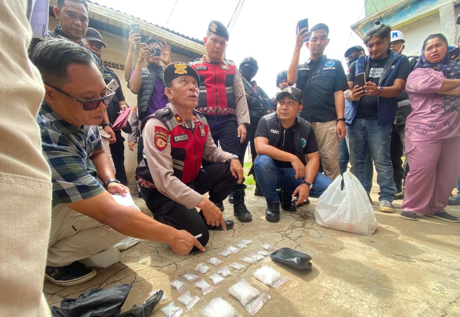 Polda Sumsel dan BNNP Berhasil Sita Puluhan Paket Sabu di Banyuasin, Amankan 20 Terduga Pelaku 