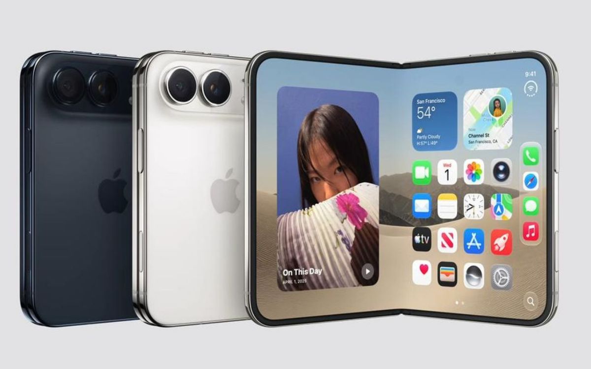 iPhone Duo, HP Lipat Pertama Apple dengan Dual Battery dan Touch ID