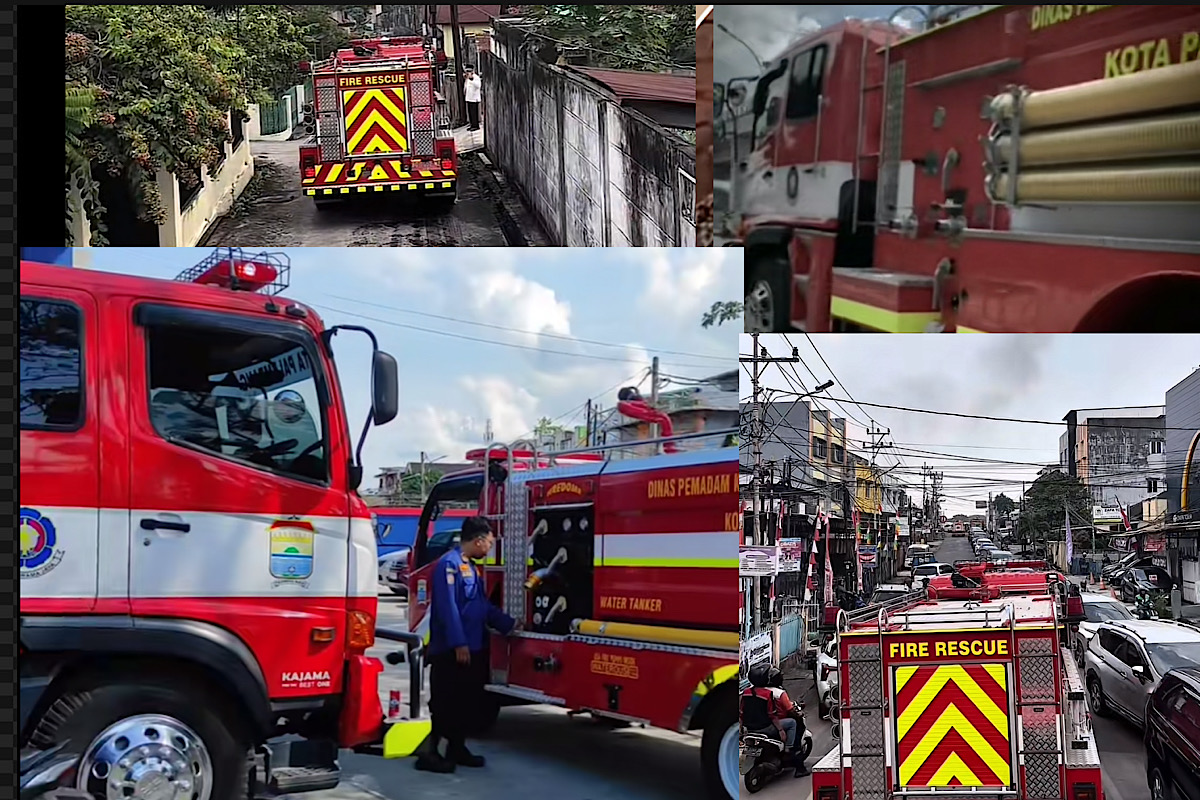 WADUH, Damkar Palembang Kena Prank Kebakaran di Belakang RS Khusus Mata 
