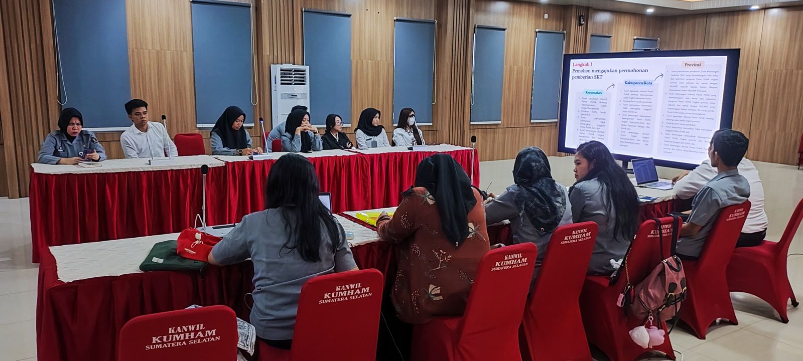 Kemenkum Sumsel dan Ditjen AHU Sinkronkan Prosedur SKT Partai Politik