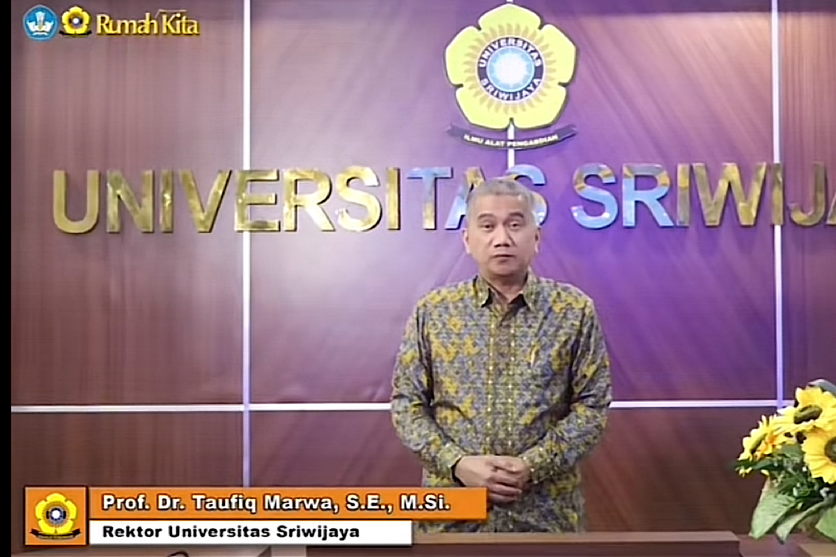 Rektor Unsri Kasih Pesan Khusus Pada Mahasiswanya, Jangan Terprovokasi Jaga Nama Baik Almamater