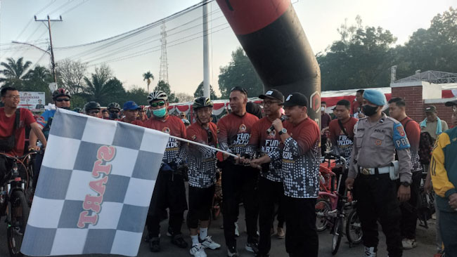 Fun Bike HUT Bhayangkara Ke-76 Membeludak