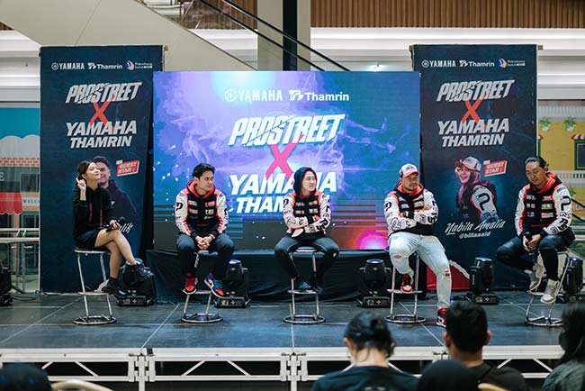 Yamaha Thamrin berkolaborasi dengan Prostreet hadirkan Nabila dan Dandi Malik di Palembang 