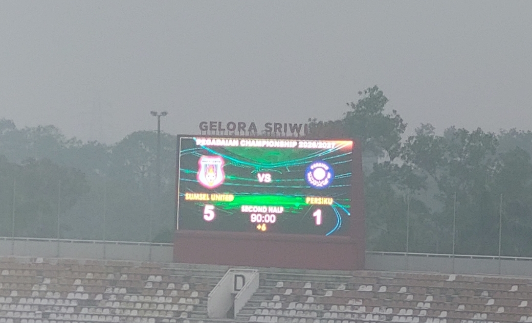 Sumsel United Bantai Persiku Kudus 5 -1, Tampil Tajam pada Pekan Kelima