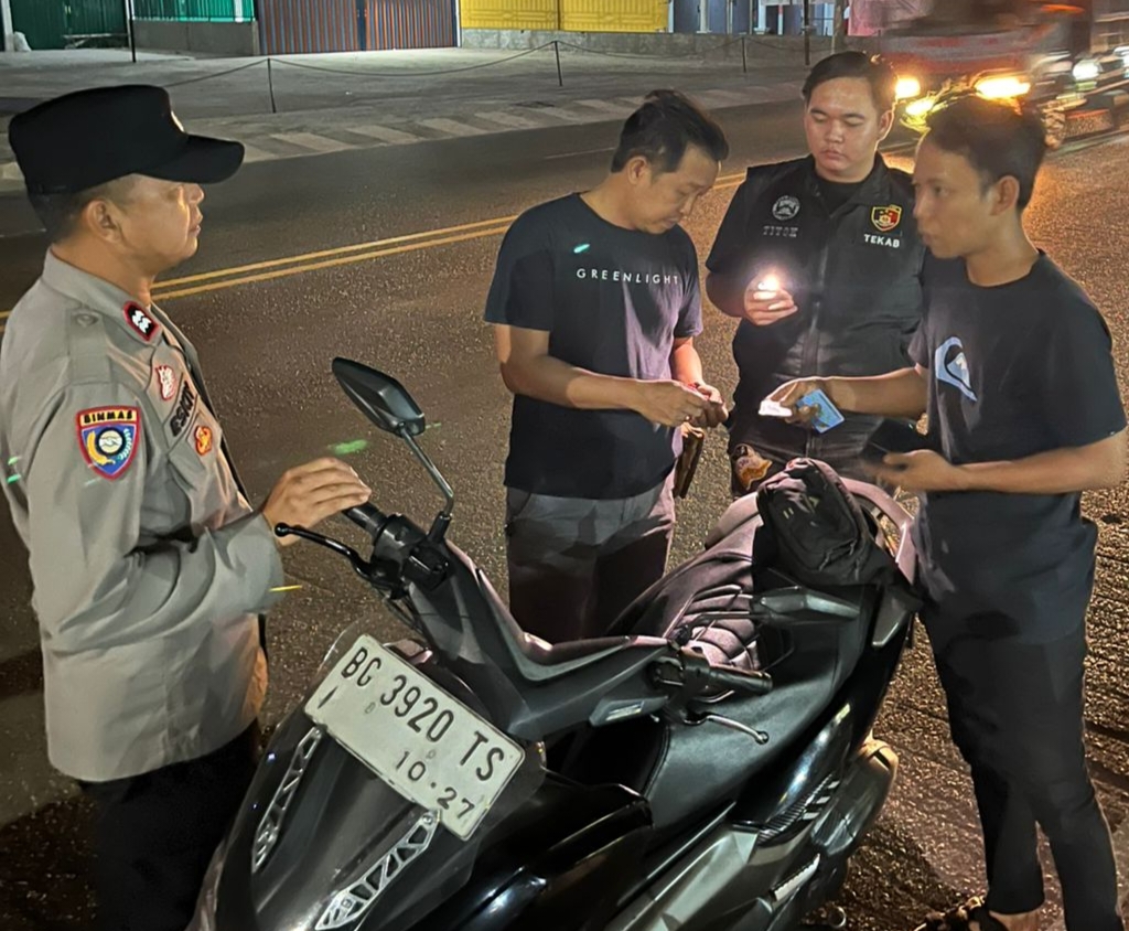 Polsek Indralaya Ogan Ilir Gelar Patroli Hunting Malam Libur, Antisipasi 3C dan Gangguan Kamtibmas