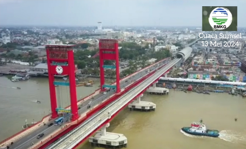 Cek, Ini Prakiraan Cuaca Sumatera Selatan Senin 13 Mei 2024