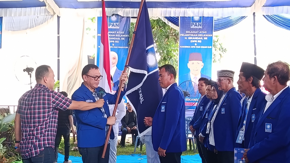 Lantik DPC PAN se-Ogan Ilir, Joncik Muhammad Tekankan Strategi Partai Hadapi Pemilu 2029