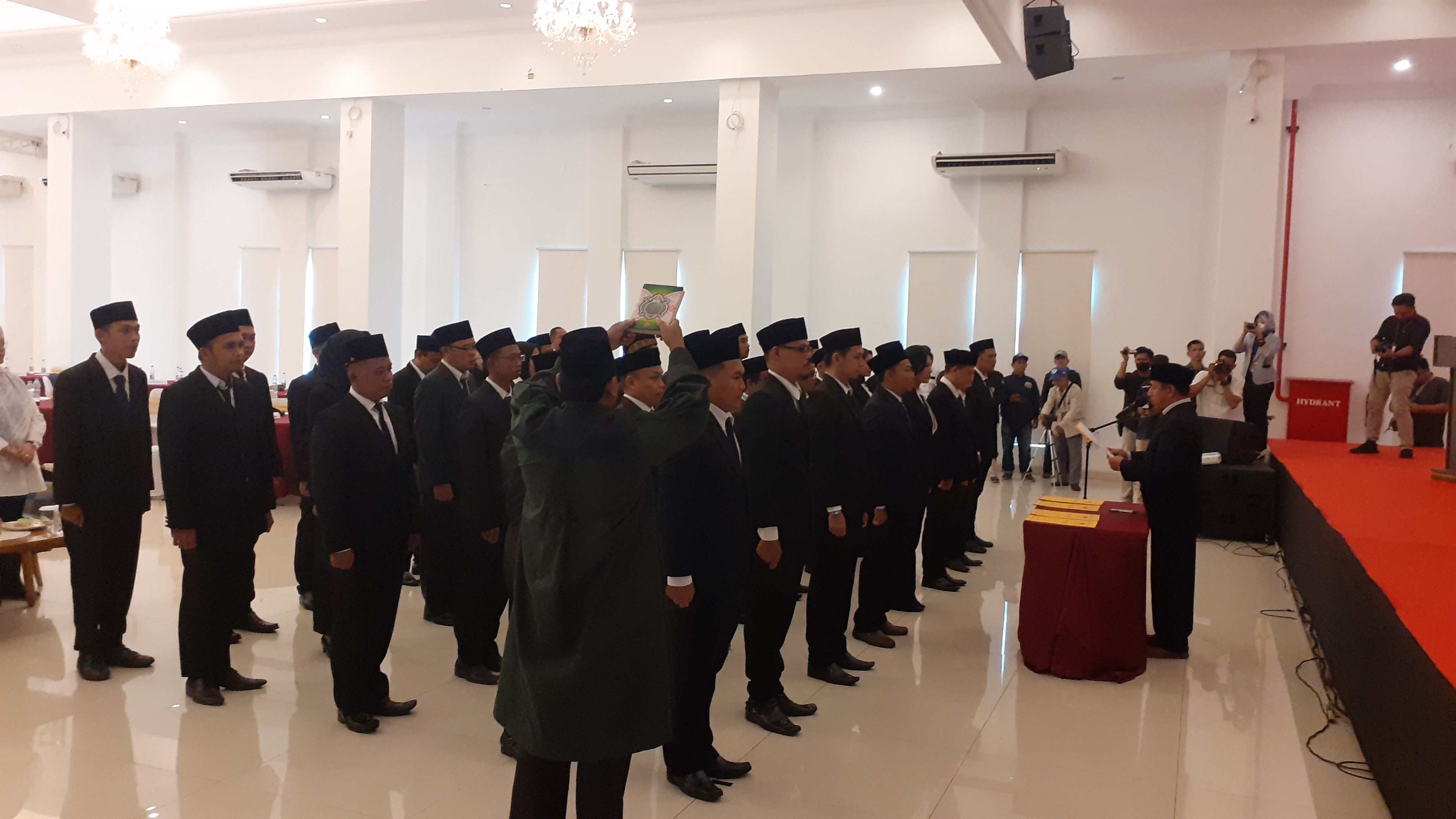 40 Anggota PPK Lubuklinggau Dilantik, KPU Minta Jaga Intergritas