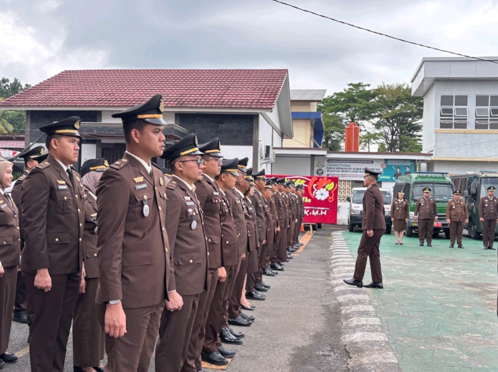Kejari OKI Komitmen Jalankan Tugas Penegakkan Hukum di Peringatan HUT Kejaksaan ke-80