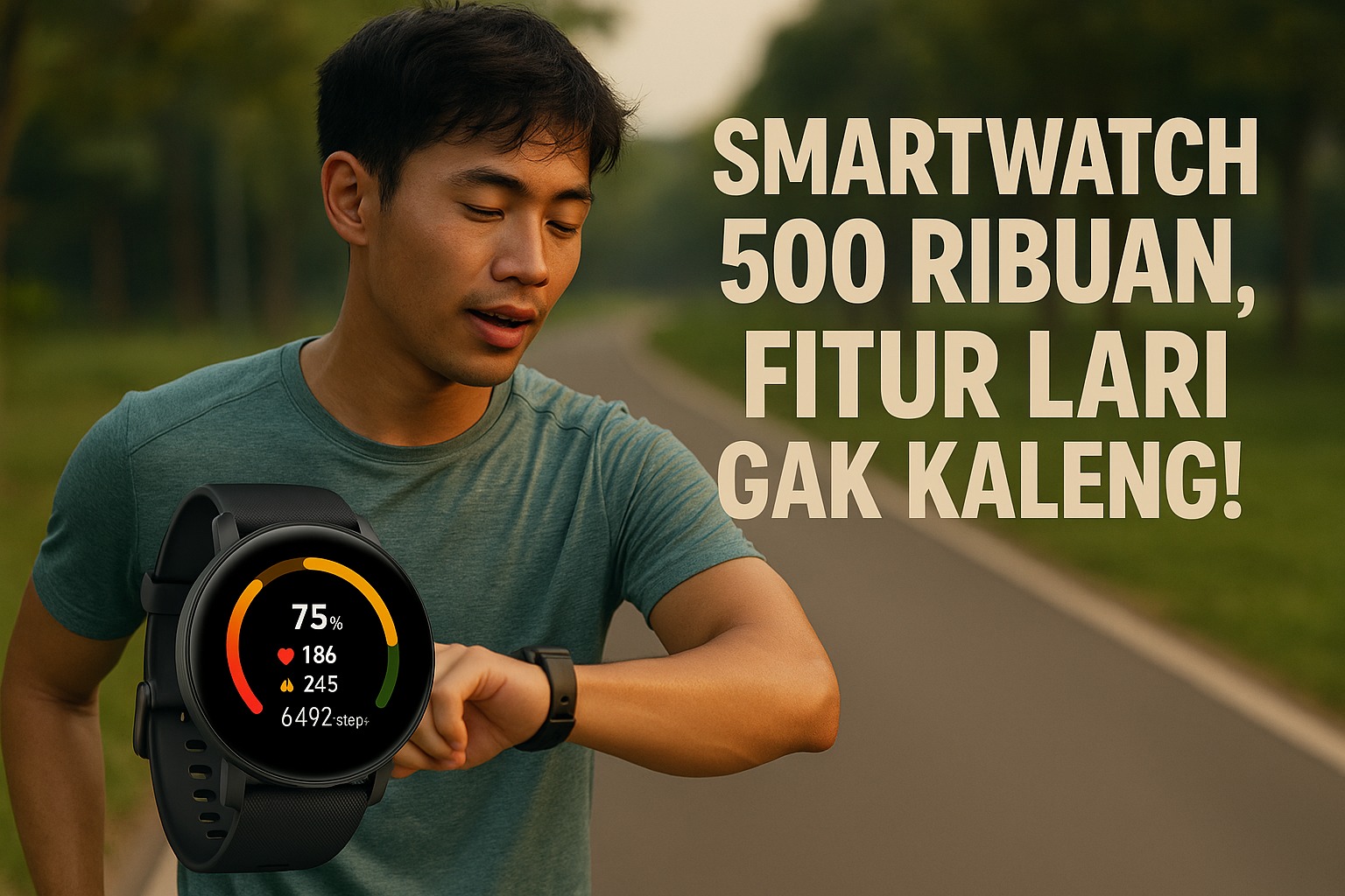 Smartwatch 500 Ribuan, Fitur Lari Gak Kaleng-kaleng!