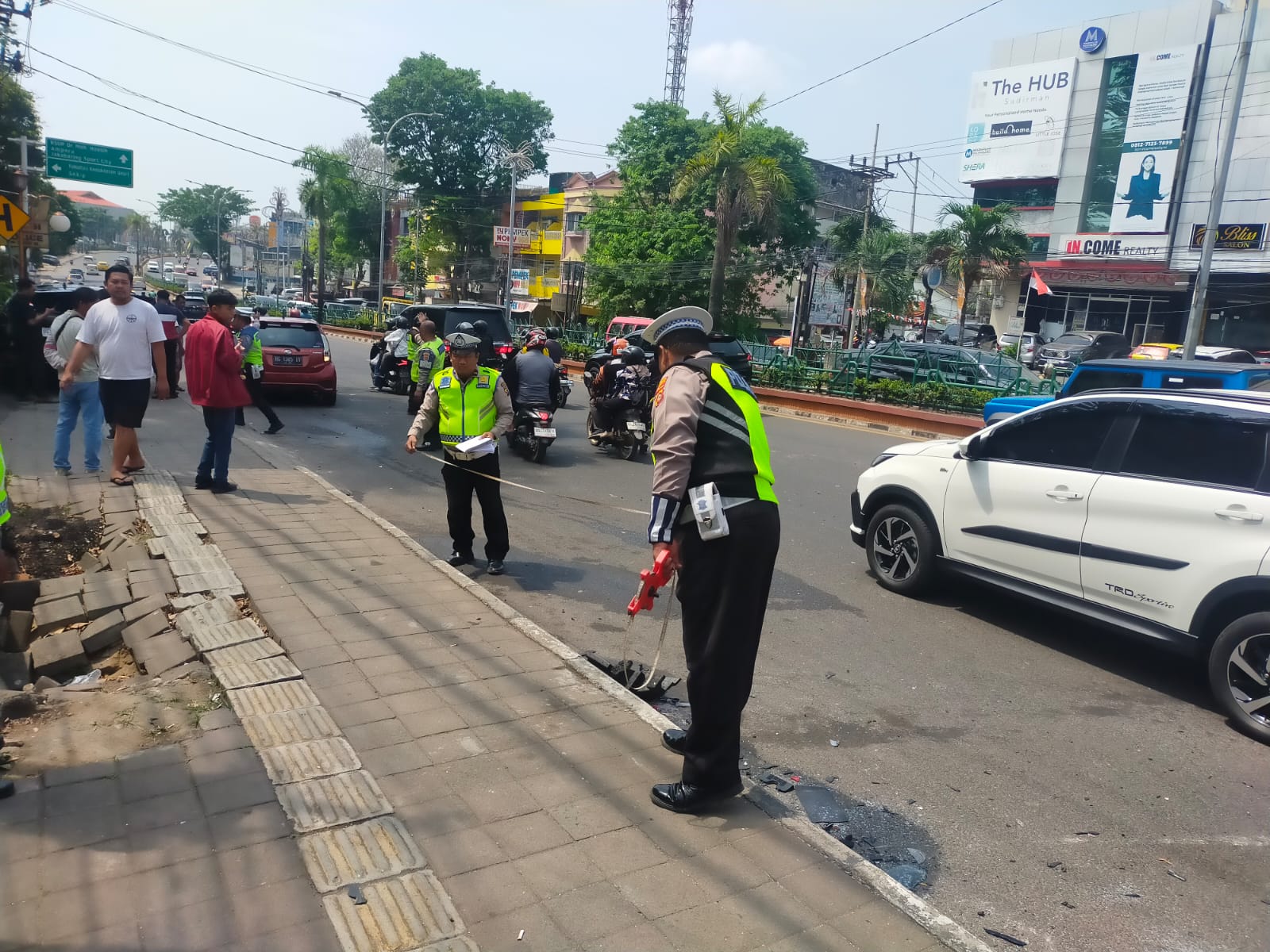 Berikut Identitas Korban Lakalantas di Jalan Jenderal Sudirman Palembang