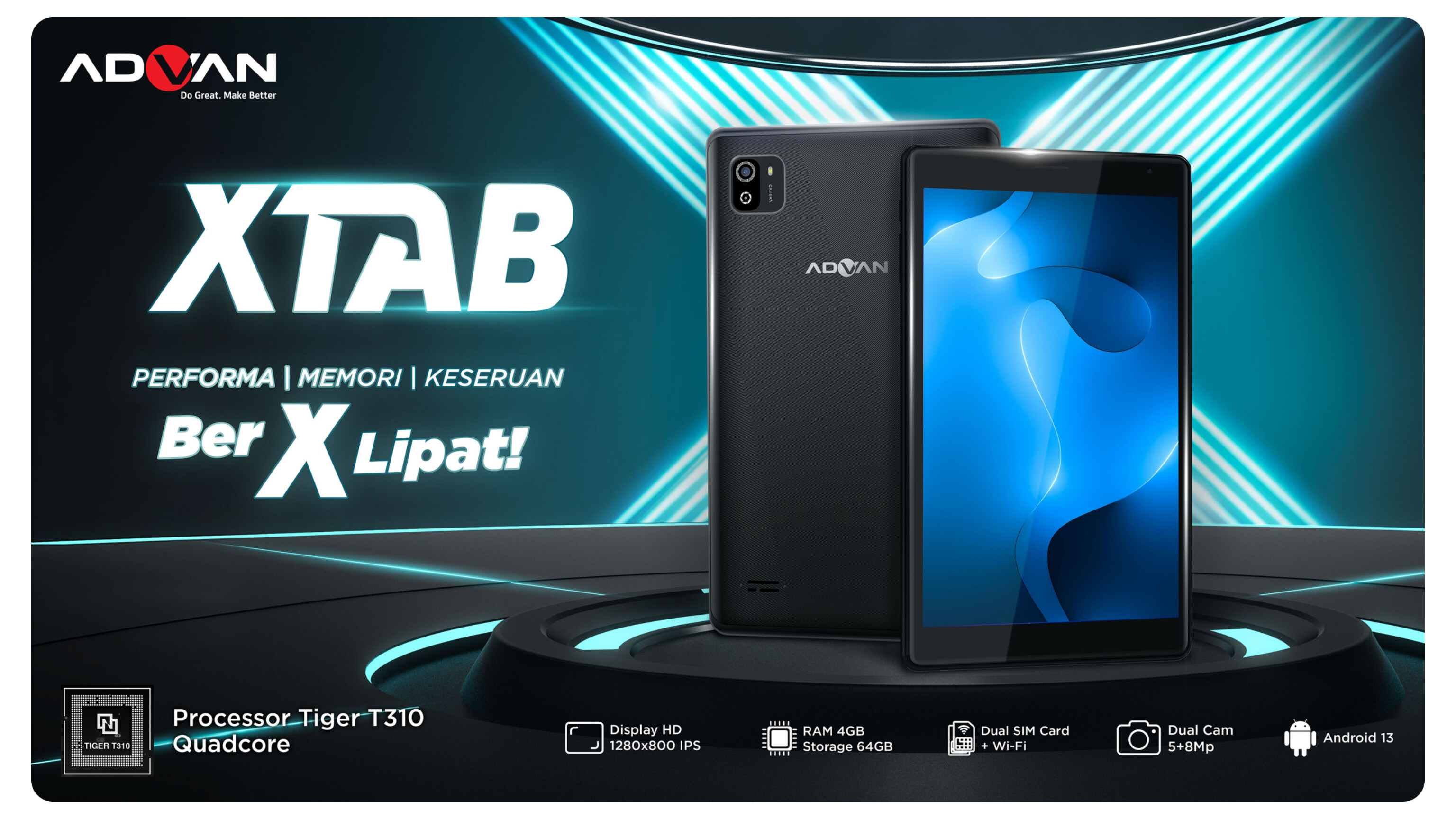 Tablet Murah dengan Spesifikasi Gahar Advan XTab Jadi Pilihan Kaum Mendang Mending