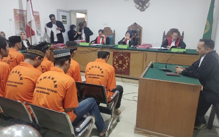 Ahli Meringankan Absen, Sidang Perusakan Fasilitas Umum Jelang Demo DPRD Sumsel Ditunda