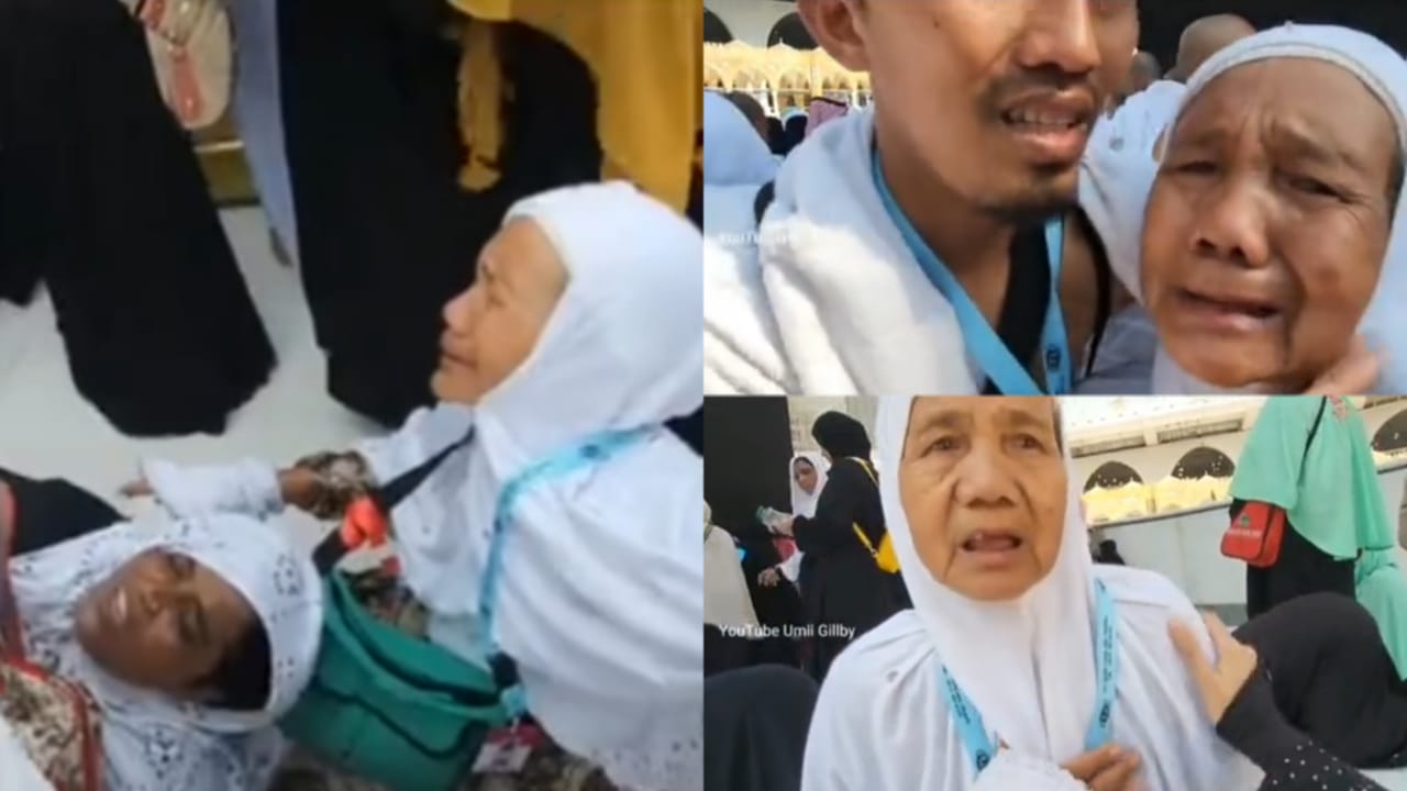 ASTAGHFIRULLAH! Jemaah Umrah Asal Indonesia Terinjak-injak di Depan Ka'bah, Semua Histeris Melihatnya