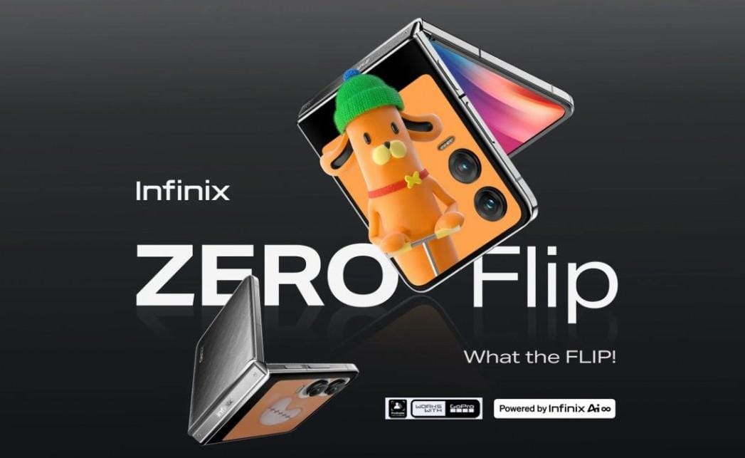 Infinix Zero Flip Hadirkan Kombinasi Layar Lipat Modern Panel LTPO AMOLED dengan Refresh Rate 120 Hz