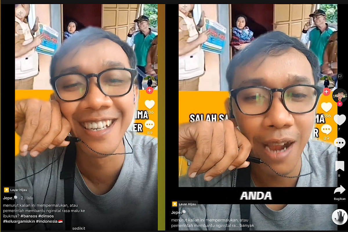 Orang Kaya Malu Ditempel Stiker Miskin Penerima Bansos di Rumah, Jepe Sarankan Dinsos Tempel di Mobilnya