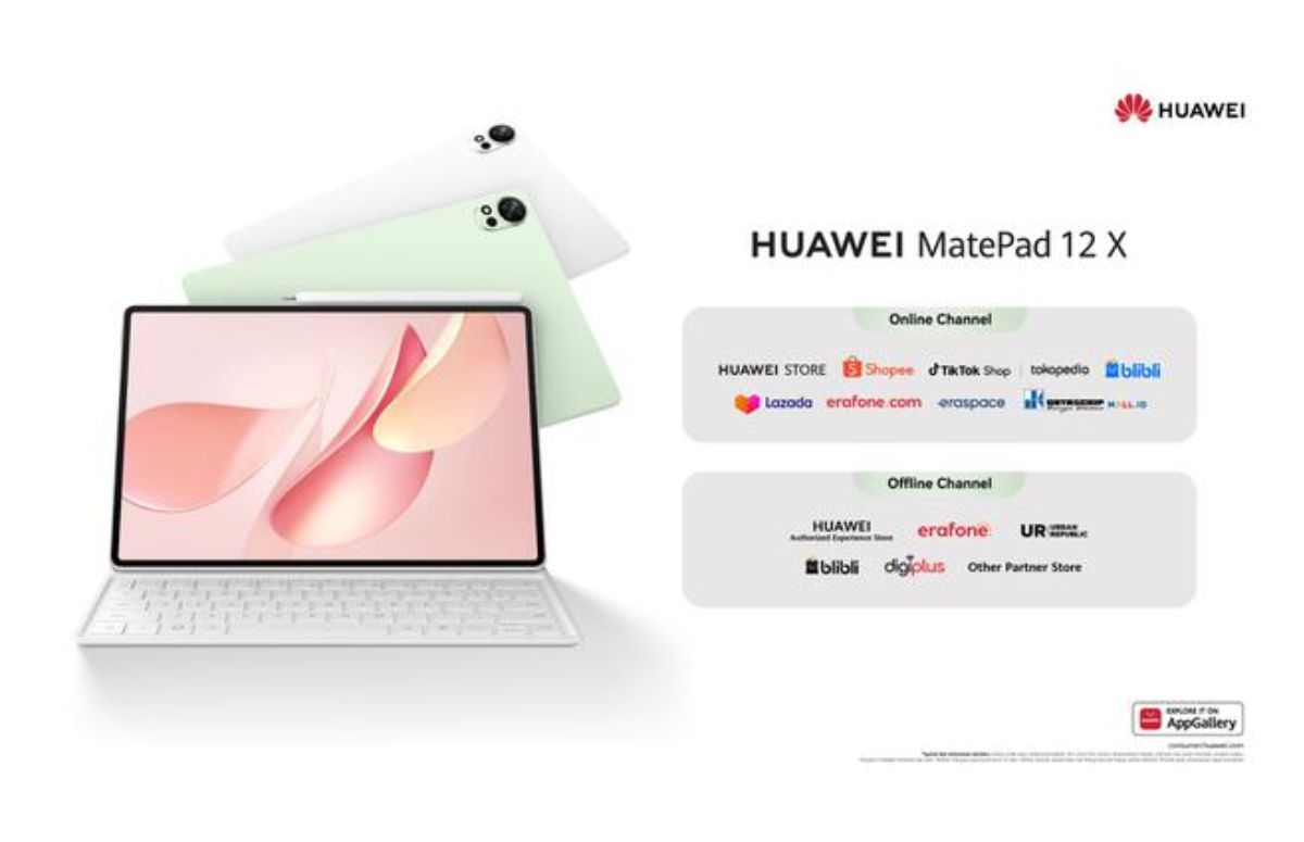 HUAWEI MatePad 12X 2026: Tablet Rasa PC dengan WPS Office Generasi Terbaru, Desain Rampin, Layar PaperMatte 