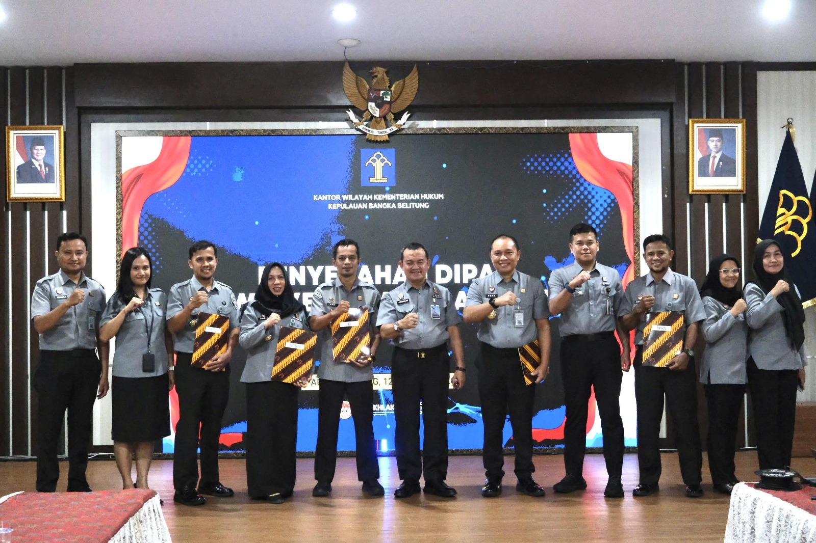 Menuju Kinerja Optimal 2026, Kanwil Kemenkum Babel Gelar Rapat Internal