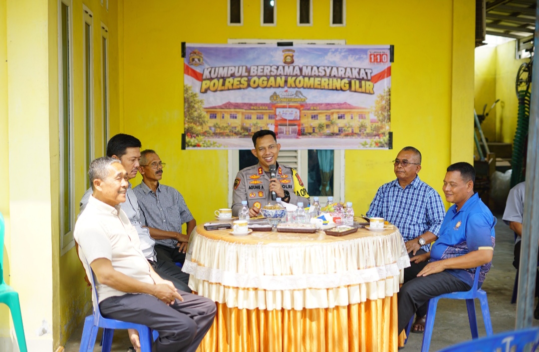 Perkuat Kedekatan dengan Masyarakat, Kapolres OKI Sambangi Warga Cokro