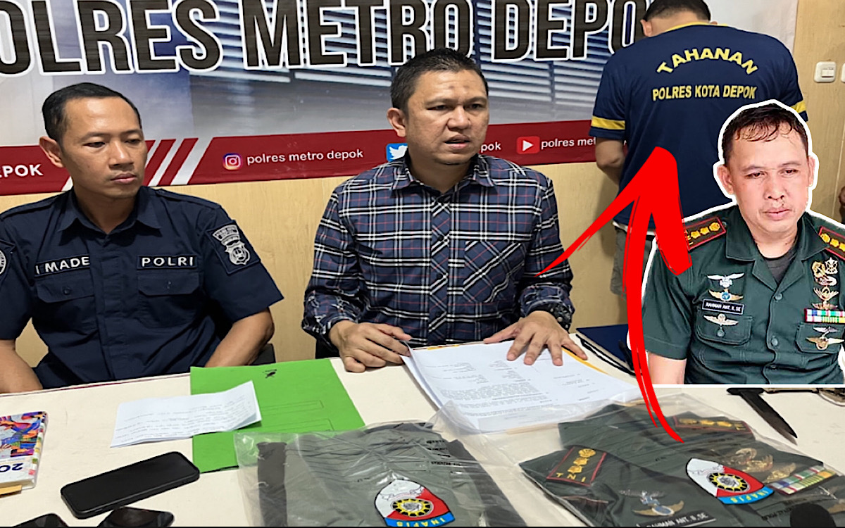 Masuk Sel Polres Metro Depok, Letkol Intelijen Asal Muara Enim Pakai Baju No 62, Korban Lainnya Segera Lapor! 