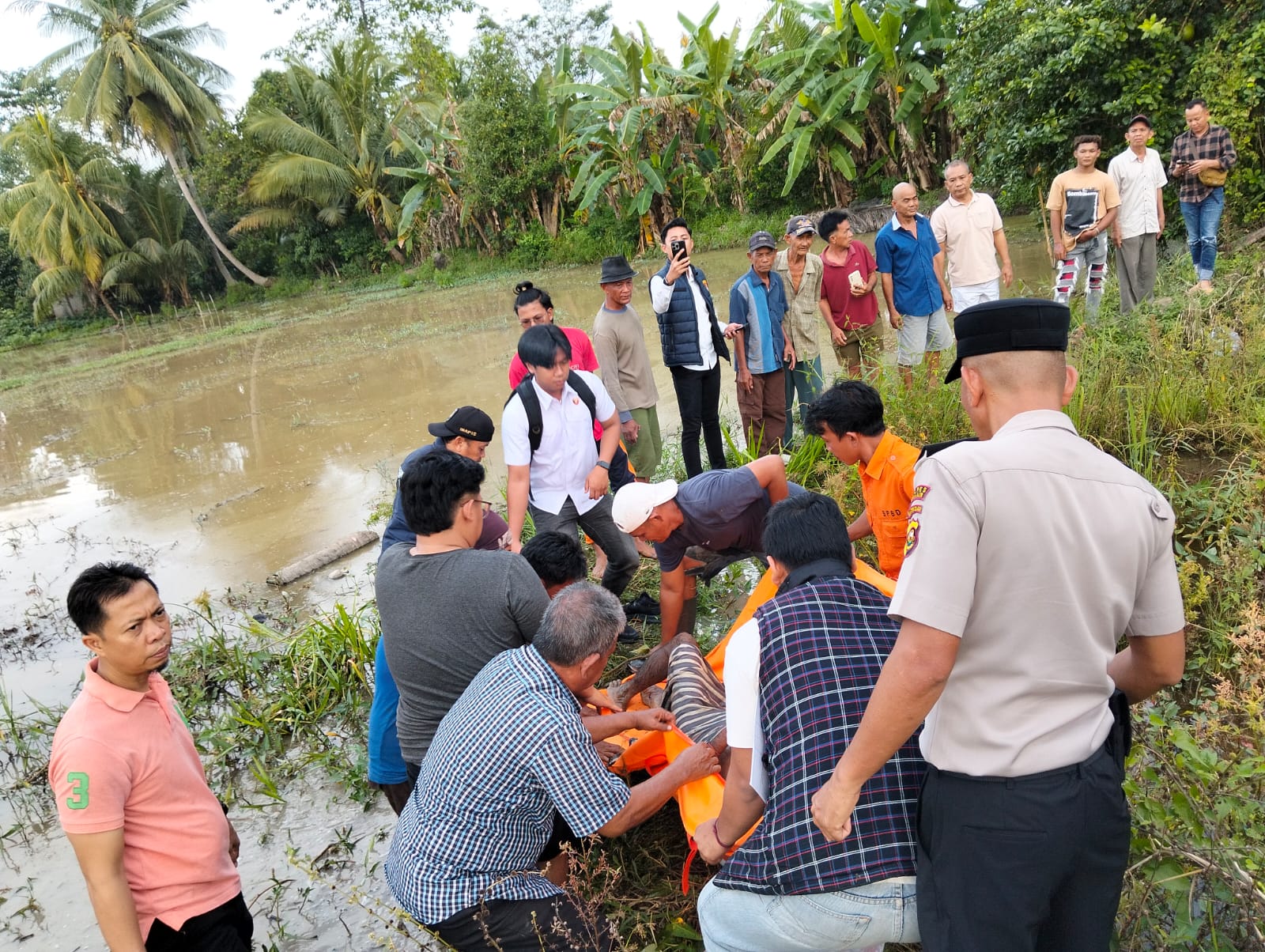 Penemuan Mayat di Sukaraja Baru Ogan Ilir, Ternyata Kakek Viral yang Cari Anaknya ke Wilayah Tanjung Batu