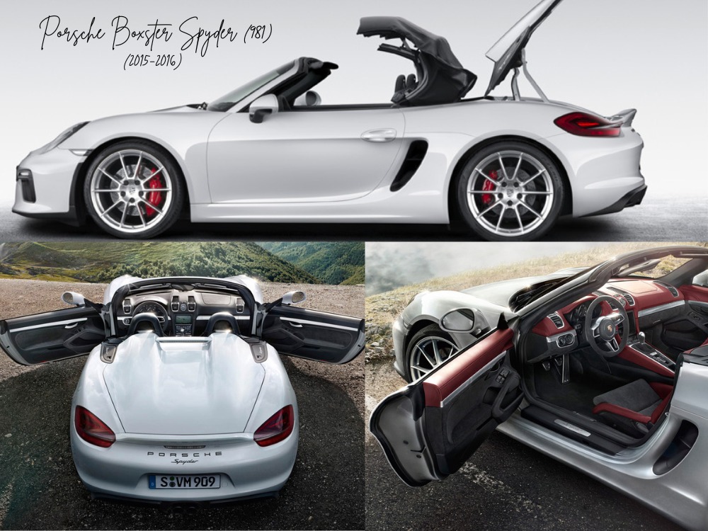 Mobil Sport Porsche Boxster Spyder (2015-2016) Harga Bekas Masih Diangka 1 Miliaran