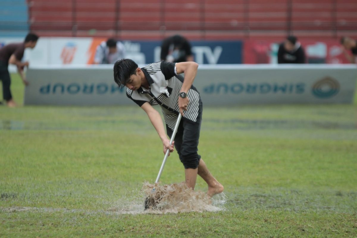 Diguyur Hujan, Laga SFC vs Karo United Dijadwal Ulang