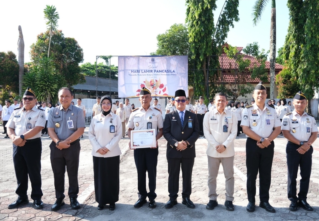Kemenkum Babel Pimpin Upacara Hari Lahir Pancasila 2026, Tegaskan Komitmen Persatuan Bangsa