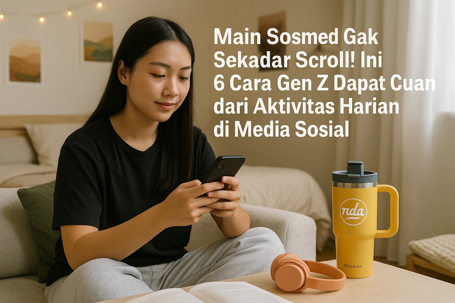 NOW, Main Sosmed Gak Sekadar Scroll! Ini 6 Cara Gen Z Cairkan Cuan dari Aktivitas Harian di Medsos