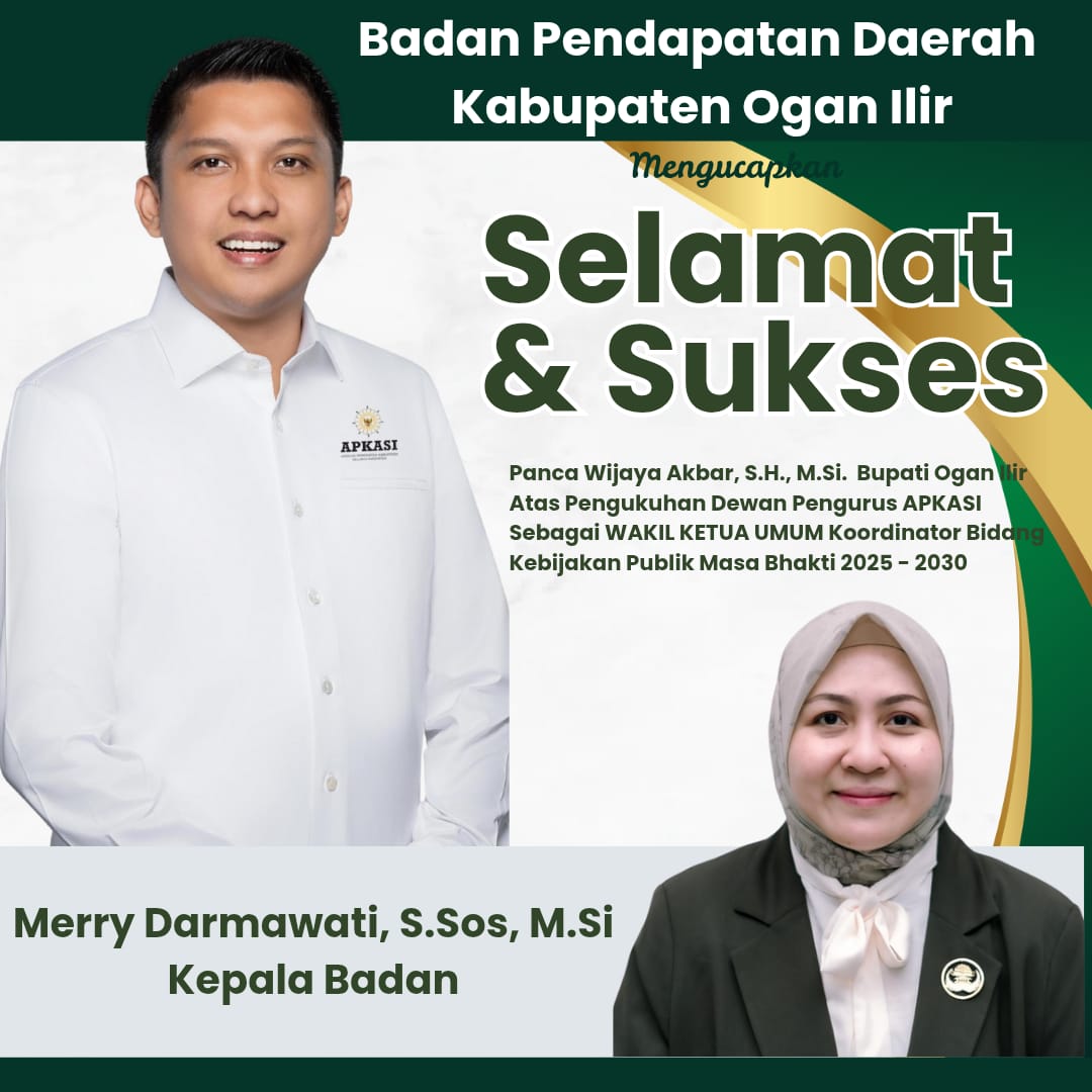 Pengukuhan Bupati Ogan Ilir Sebagai Waketum Koordinator Kebijakan Publik APKASI Masa Bhakti 2025-2030