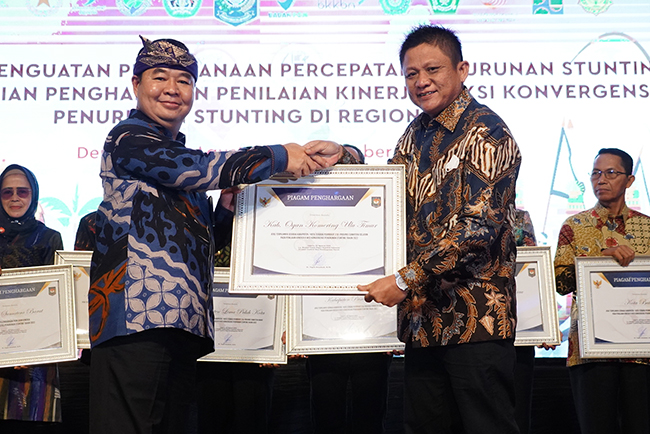 Kabupaten OKU Timur, Terbaik 3 Bidang Penurunan Angka Stunting di Sumatera Selatan, Tahun 2022