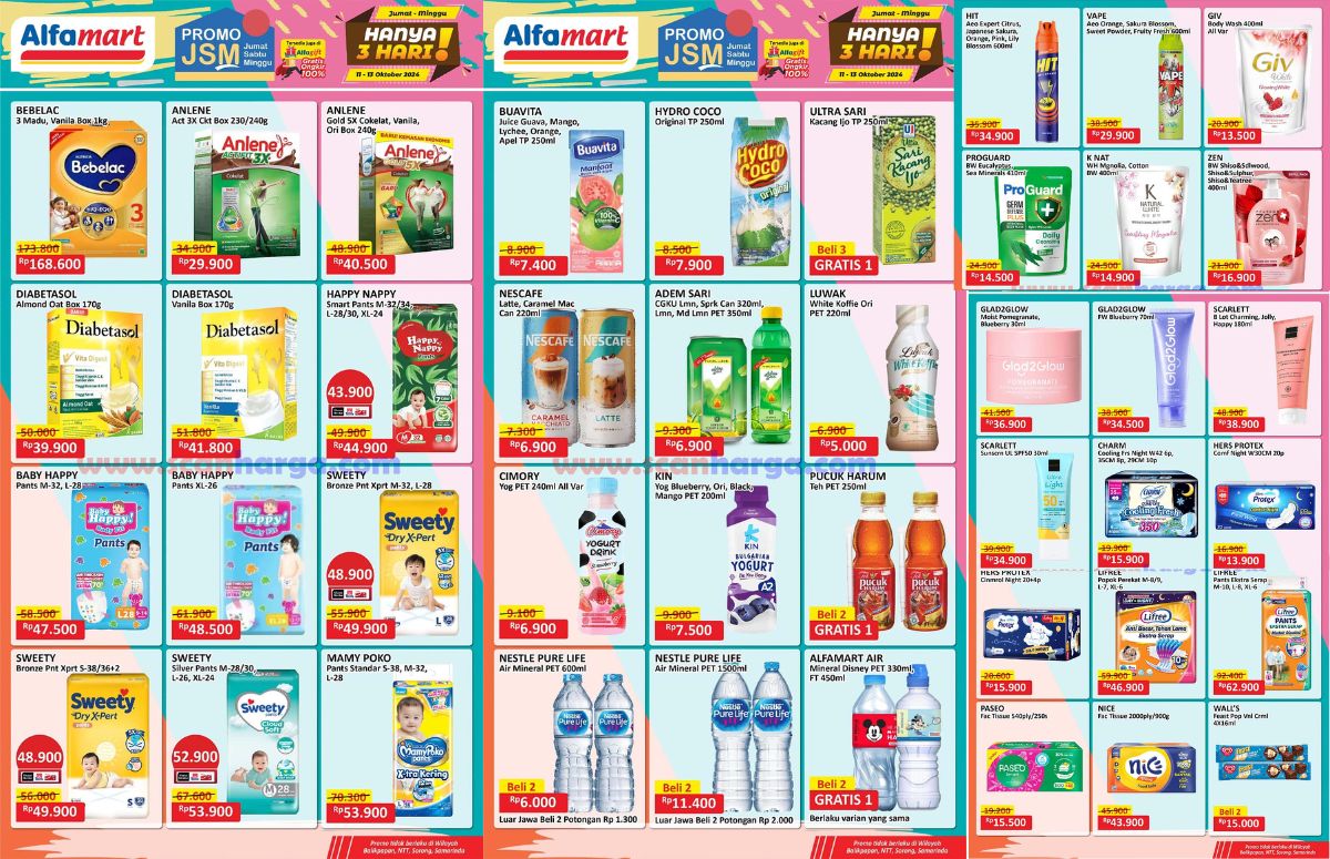 Katalog Promo JSM Alfamart 11-13 Oktober: Diskon Menarik, Harga Miring! Dapatkan Sekarang Sebelum Kehabisan