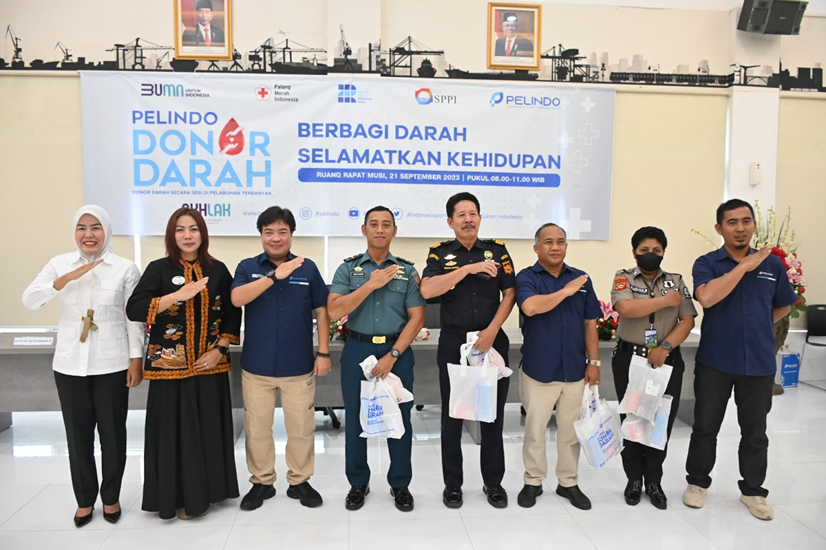 Rayakan 2 Tahun Merger, Pelindo Adakan Donor Darah Secara Seri Di 35 Pelabuhan Seluruh Indonesia