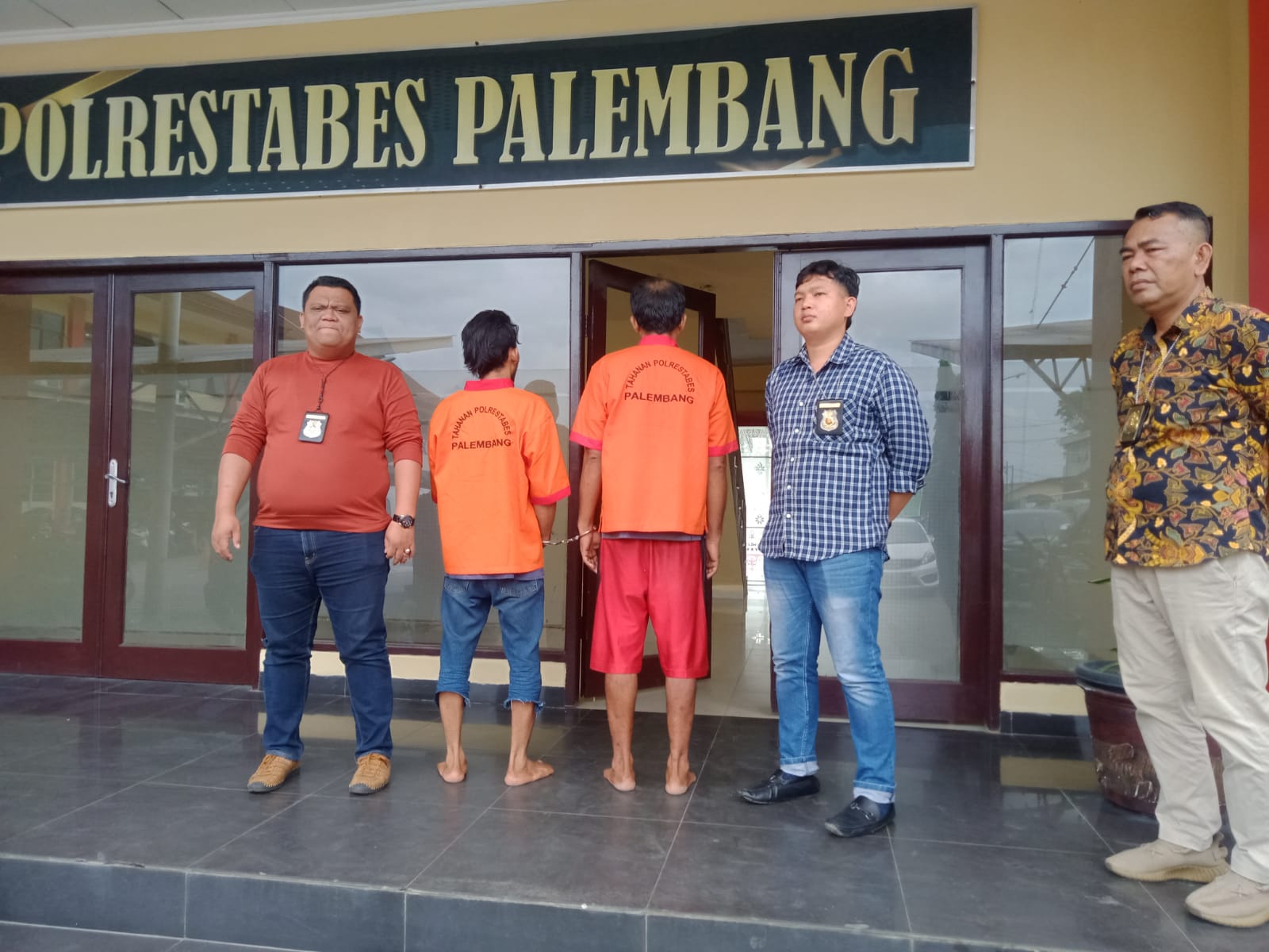 Curi 500 Meter Kabel Optik di Palembang, 2 Warga Cianjur Ditangkap Polisi di Lampung 