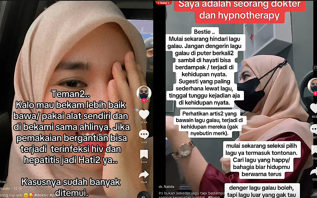 Dokter Nabila Sarankan Hindari Lagu Galau, Sebab Bisa Jadi Nyata, Netizen Mulai Cari Lagu Orang Kaya Bahagia 