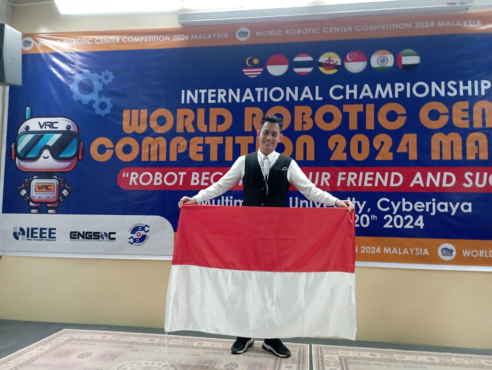 Harumkan Nama Sumsel di Kancah Internasional, SMK 2 Palembang Sabet Juara 1 Runner Up of Creative Robotic