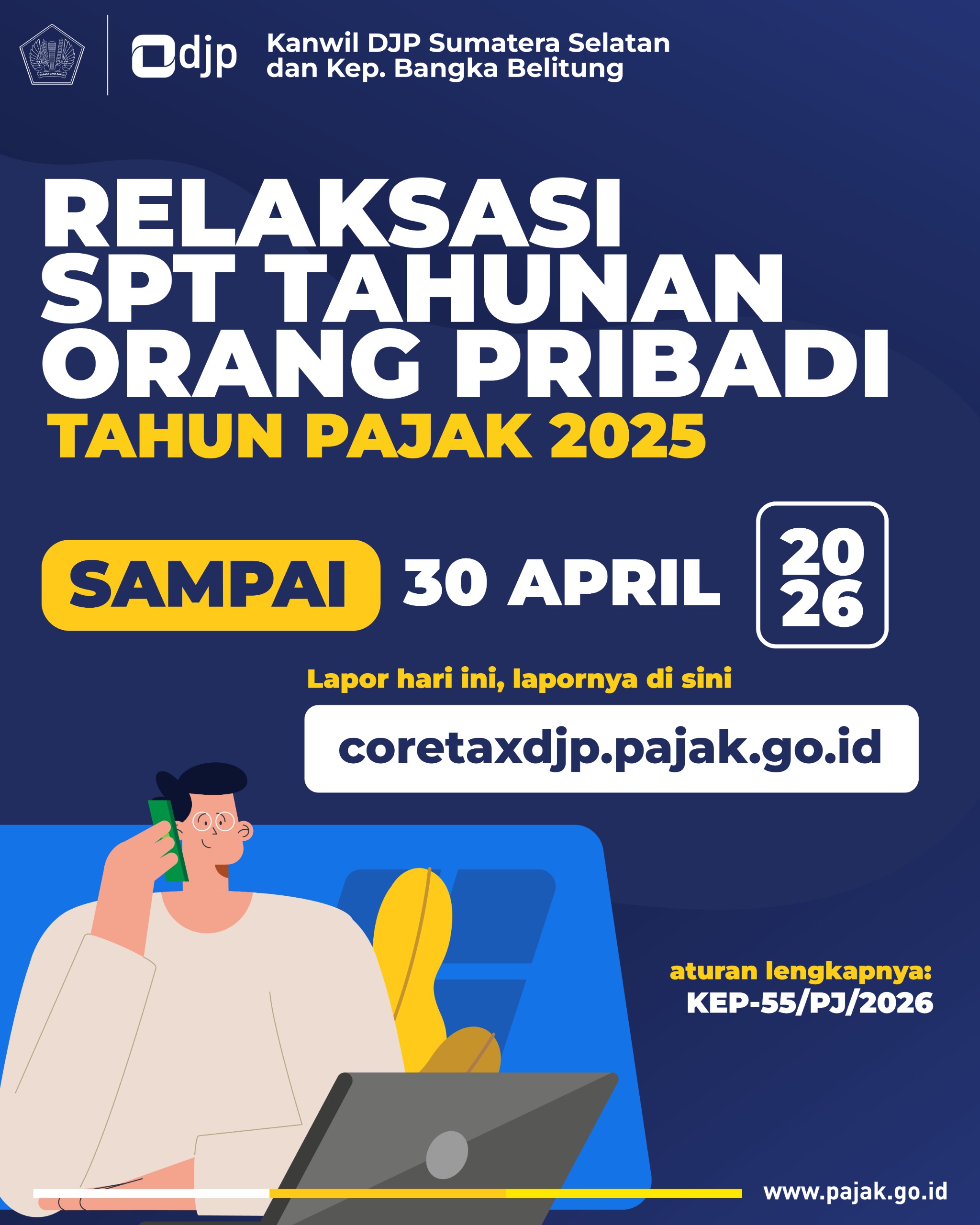 Layanan perpajakan relaksasi spt tahunan tahun 2026