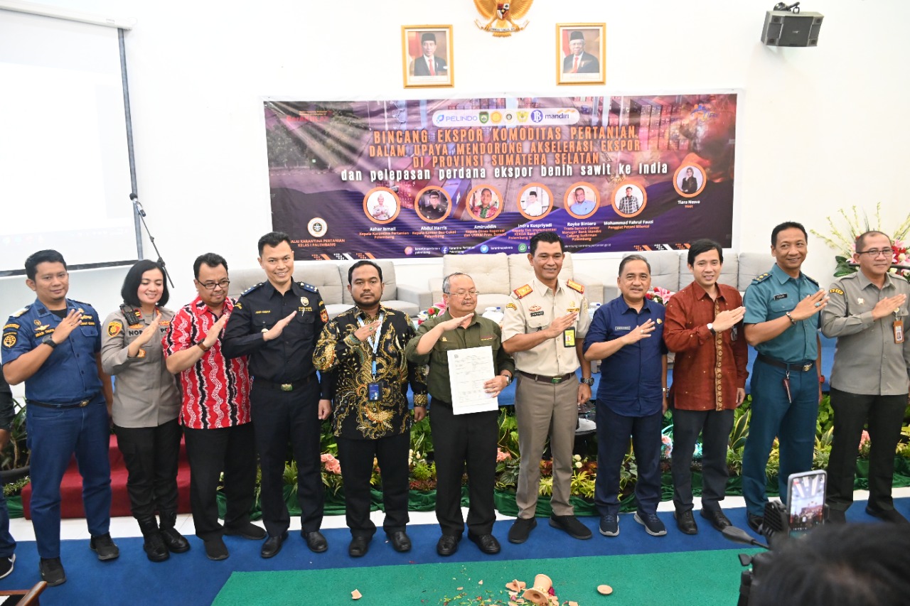 GM Pelindo Palembang:  Go Internasionalkan Komoditas Perkebunan di Sumsel  dan Perkuat Keamanan Pelabuhan