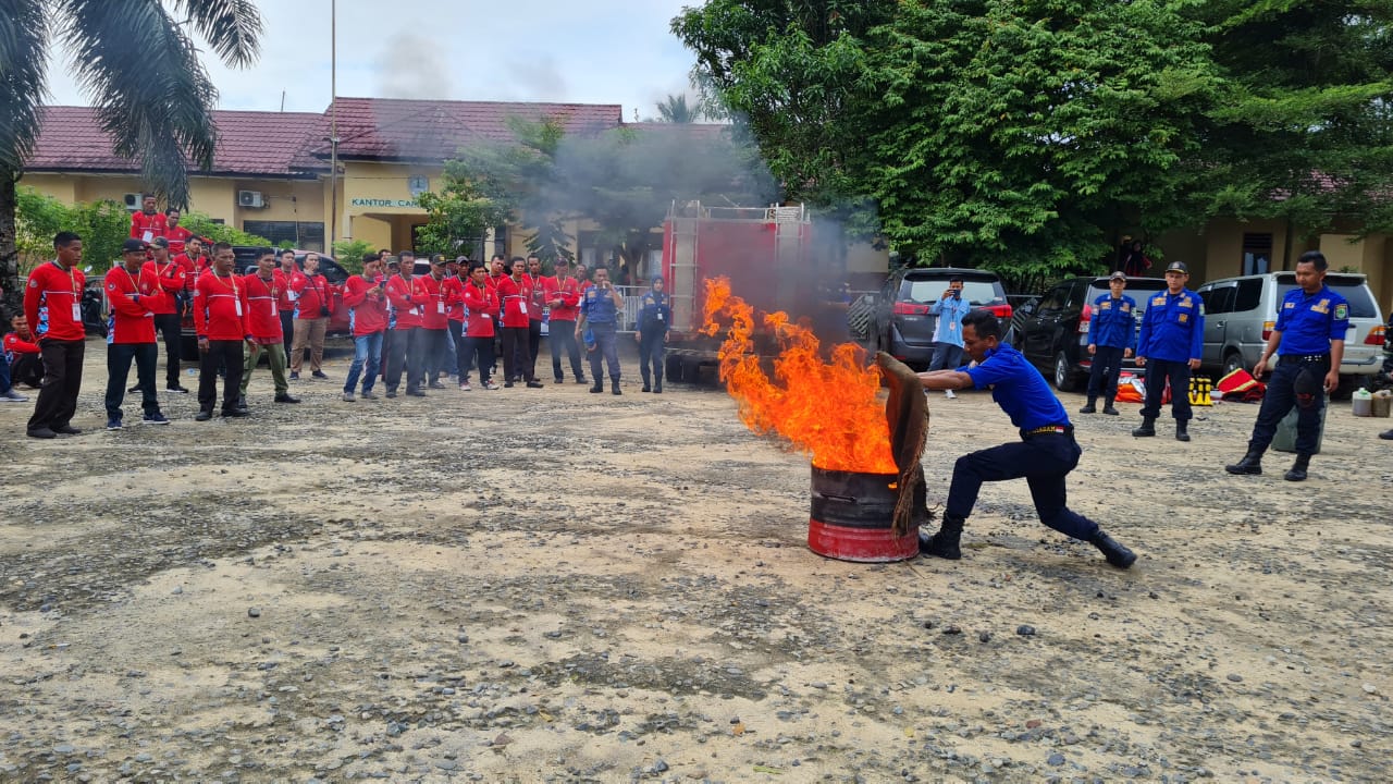 Siapkan Penyelamatan Kebakaran, 50 Anggota Redkar PALI Digembleng