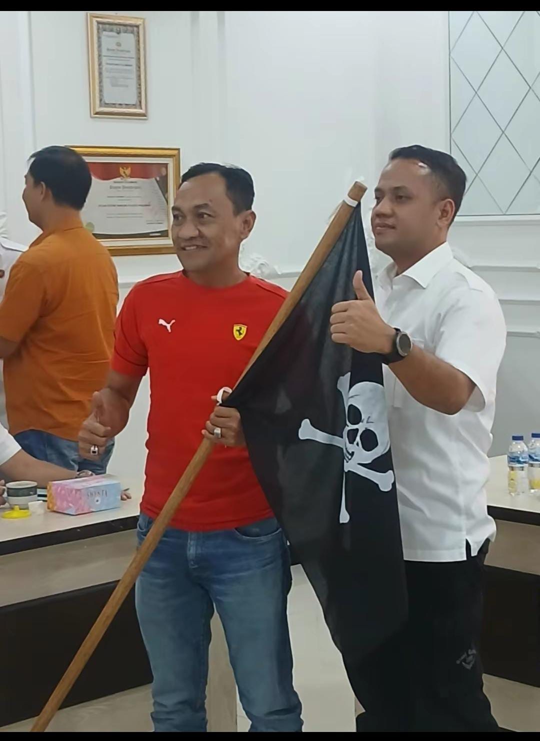 Polsek Jajaran Polrestabes Palembang Minim Ungkap Kasus, Tandai dengan Bendera Tengkorak Hitam