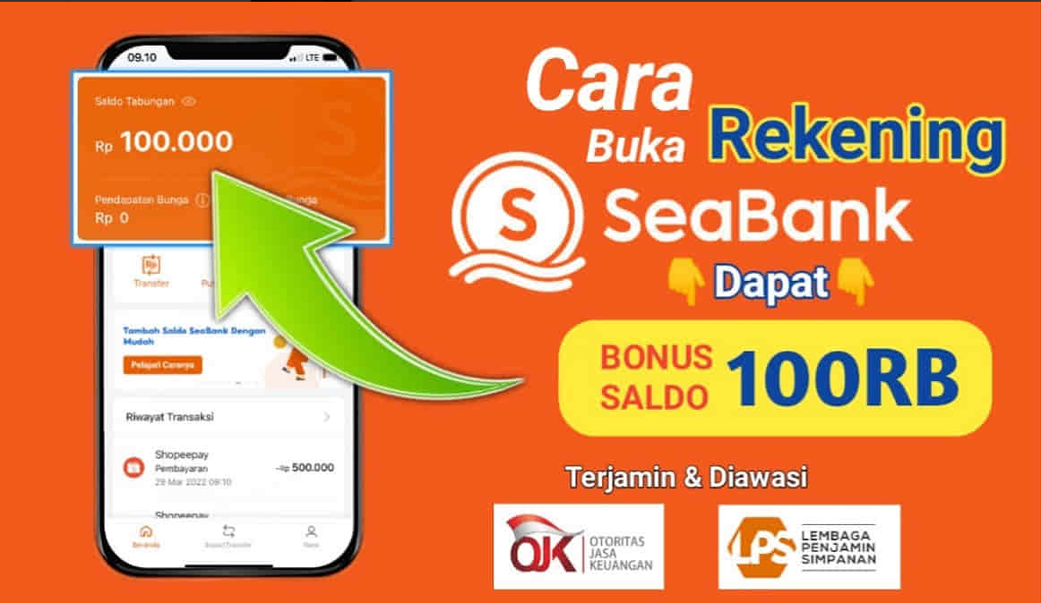 MANJAIN Akun SeaBank Anda! Cair Pinjaman Online Hingga Rp 20 Juta, Dijamin Tercepat dan Aman