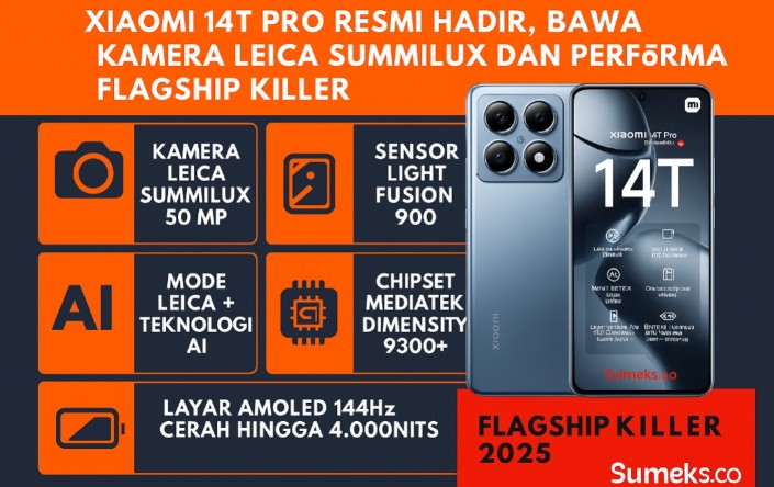 Xiaomi 14T Pro Resmi Hadir, Disematkan Kamera Leica Summilux dan Performa Setara Ponsel Flagship Killer