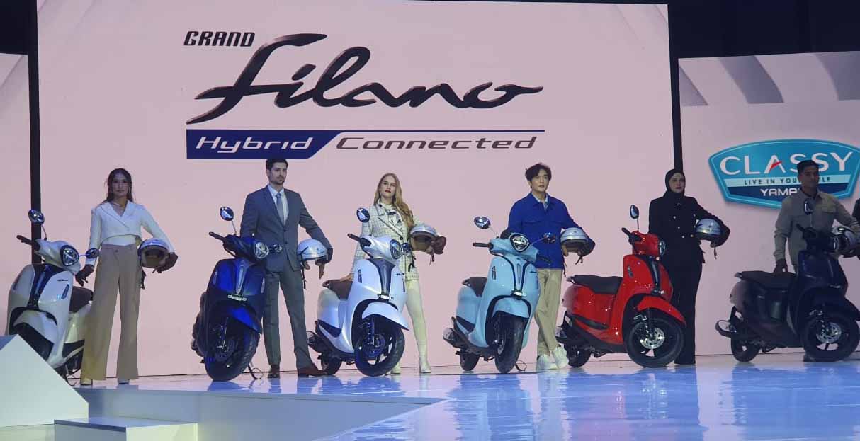 Yamaha Indonesia Resmi Launching Grand Filano 125 Hybrid Connected