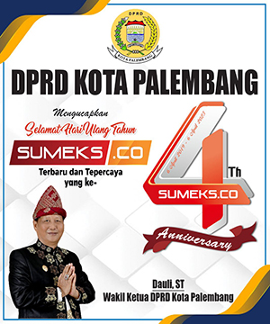 Ucapan Hut Sumeks.co ke 4 Wakil Ketua DPRD Kota Palembang