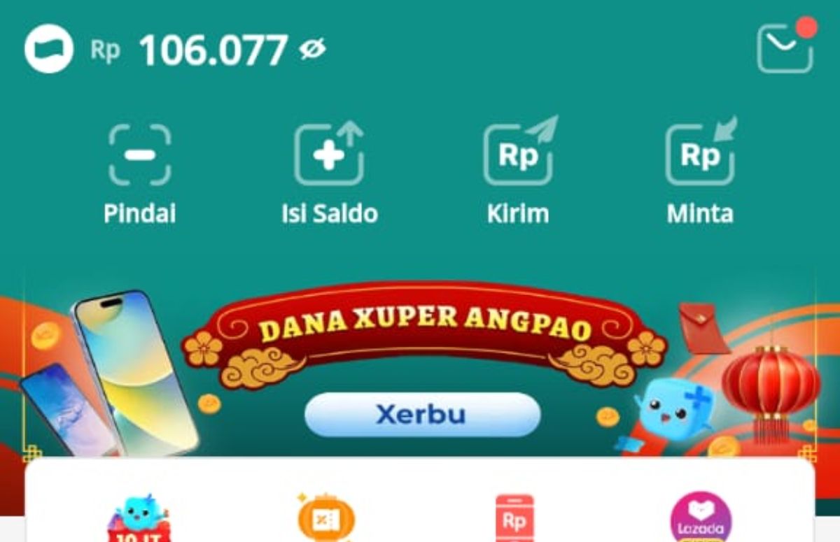 Ada Saldo Gratis Rp106 Ribu Hadiah DANA Kaget Hari Ini, Buruan Klik Link Ini Uang Langsung Masuk di E-Wallet!