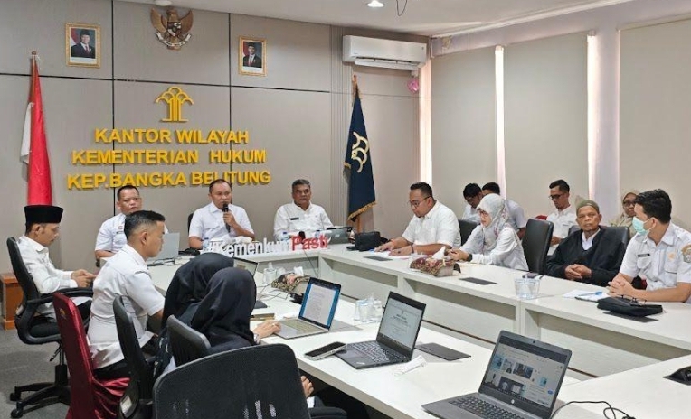 Ranperkada Bangka Tengah Diharmonisasi Kemenkum Babel, Fokus Transparansi Desa